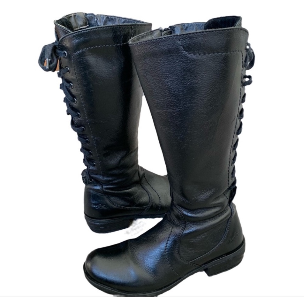 Bos & Co. waterproof  black leather boot “krisper”